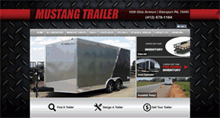 Desktop Screenshot of mustangtrailer.com